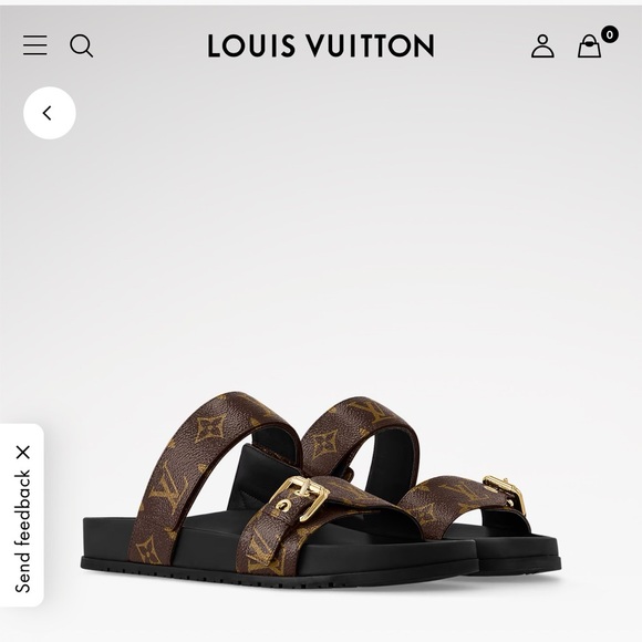 Louis Vuitton Monogram Brown Slides - Picture 11 of 11